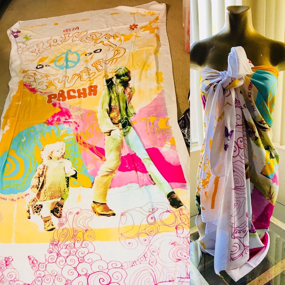 NWT From IBIZA PACHA Hippie Wall Hanging / Pareo